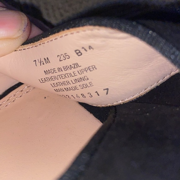 Tory Burch Ollie black polka dot peep toe platform wedges - Picture 8 of 8